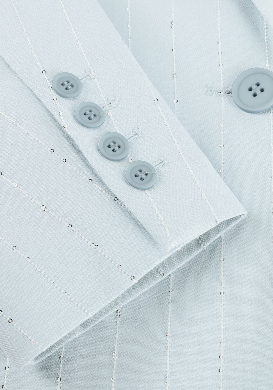 Lichtblauwe AAIKO Blazer KENDAL SEQUINS VIS 532 - large