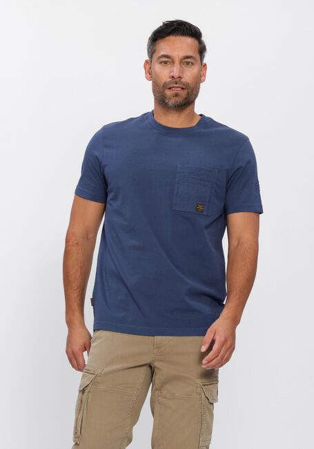 PME LEGEND T-shirt PLAY HEAVY JERSEY POCKET en bleu - large