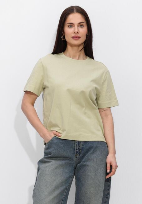 SELECTED WOMEN T-shirt SLFESSENTIAL SS BOXY TEE en jaune - large