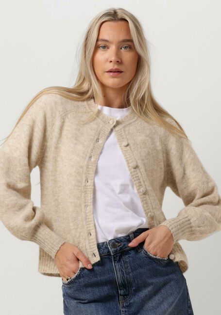 Beige MSCH COPENHAGEN Trui MSCHZASHA HOPE CARDIGAN - large