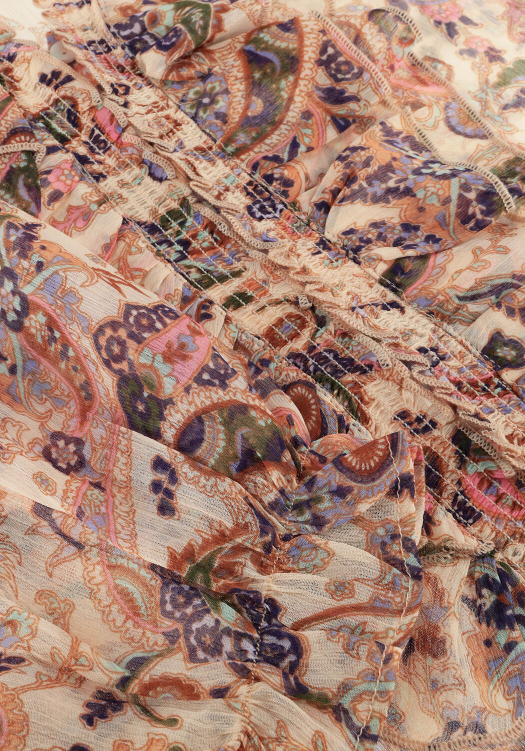 Beige NEO NOIR  IVEY ART PAISELY BLOUSE - large