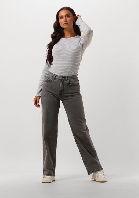 SELECTED FEMME Wide jeans SLFALICE HW WID LONG ELOISE GRE JEA Gris clair - large