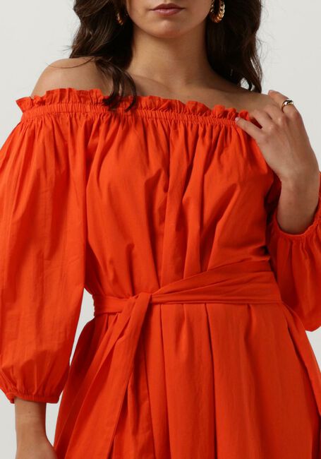 NOTRE-V Robe maxi NV-DANYA OFF SHOULDER DRESS en orange - large