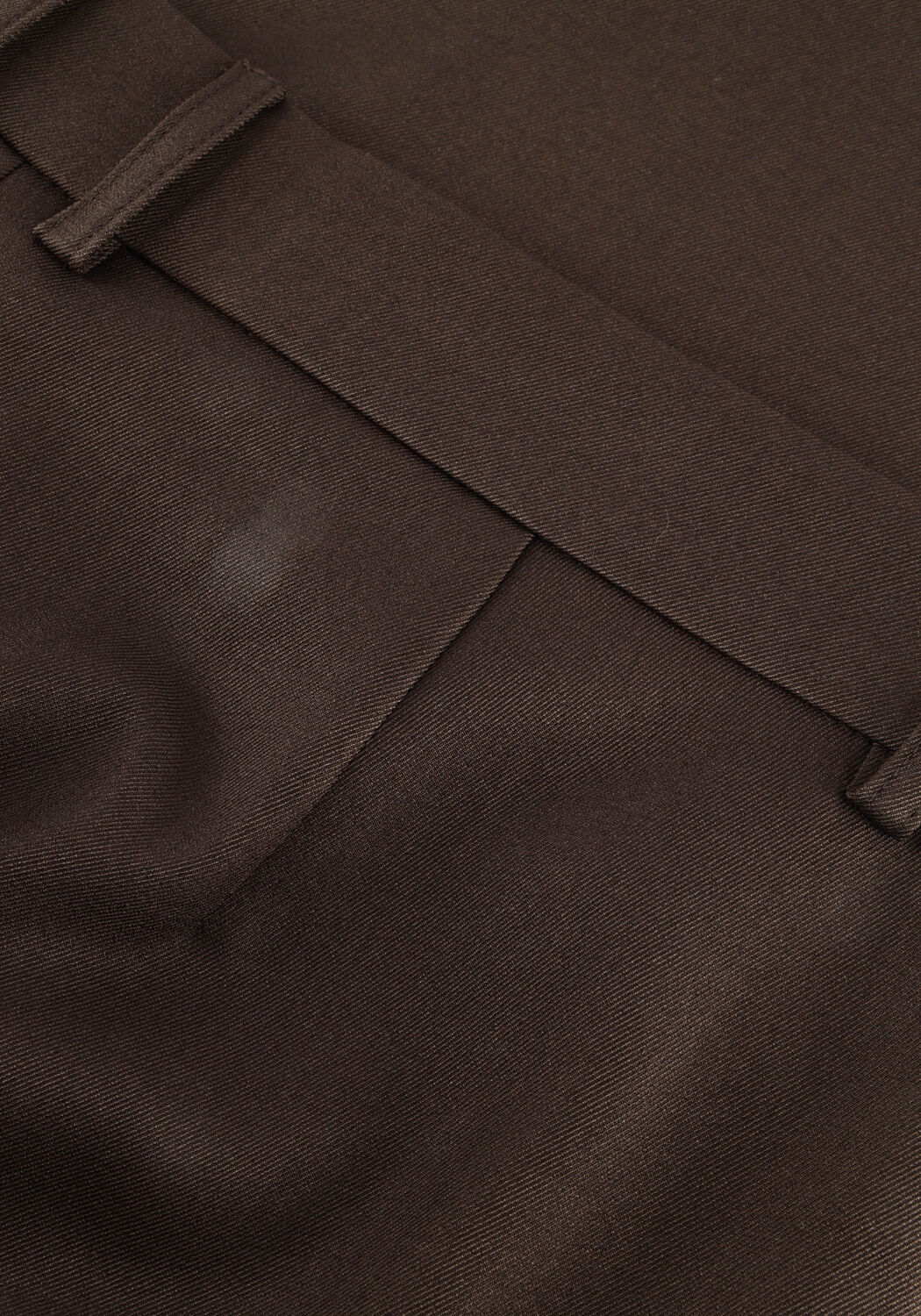 NEO NOIR Pantalon large ESSIALL STRUCTURE PANTS en marron - large