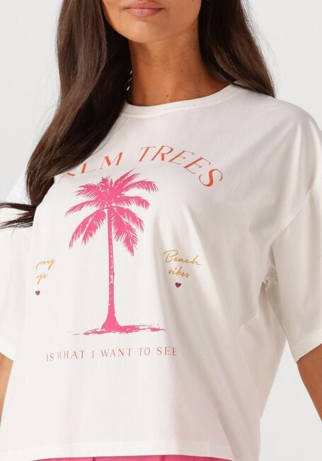 Roze YDENCE T-shirt T-SHIRT PALM TREES - large