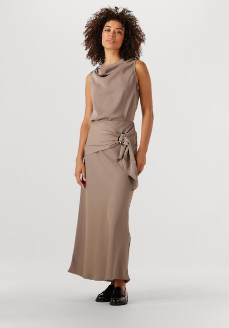 NEO NOIR Haut SCOTTA DULL SATEEN TOP en taupe - large