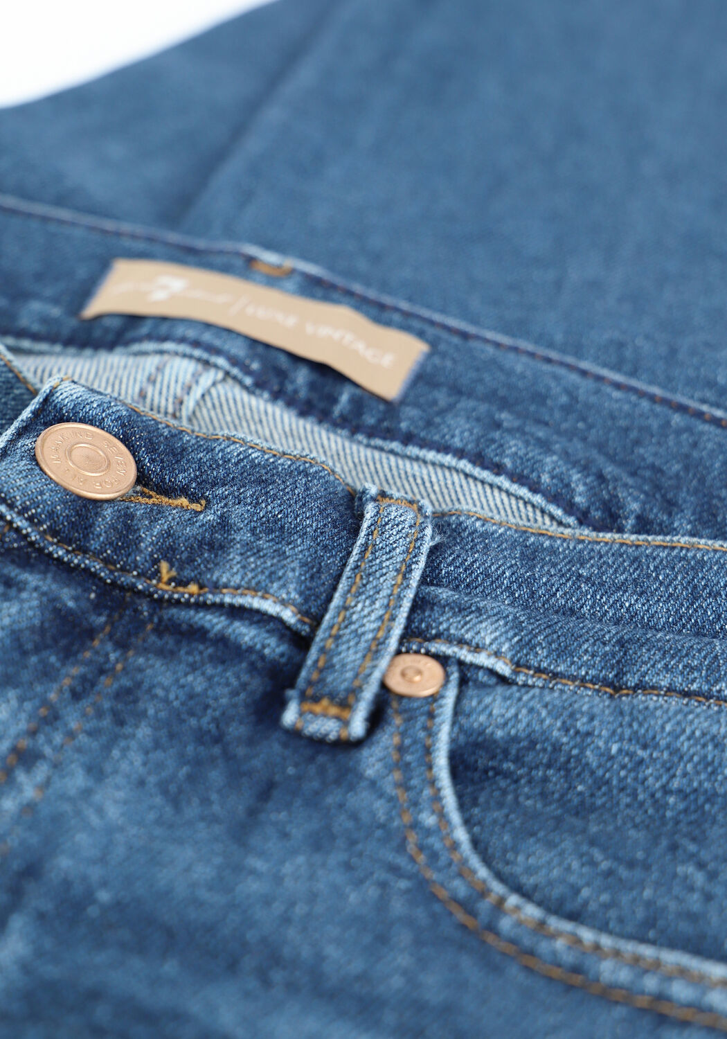 7 FOR ALL MANKIND Slim fit jeans ROXANNE ANKLE en bleu - large