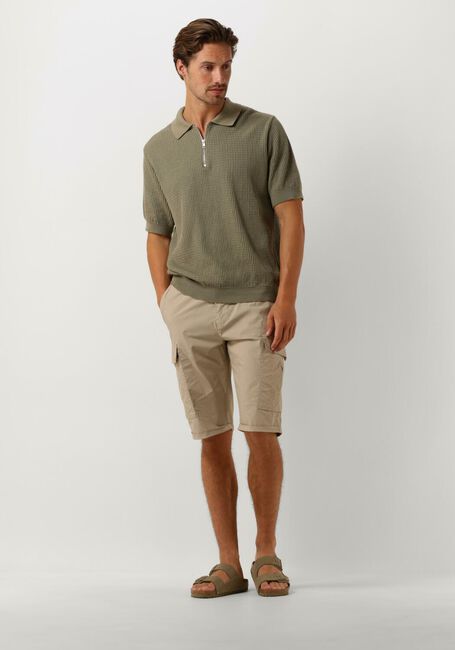 BUTCHER OF BLUE Pantalon cargo TRISTAN SLIM CARGO en beige - large