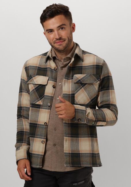 DSTREZZED Surchemise COREY OVERSHIRT Vert foncé - large