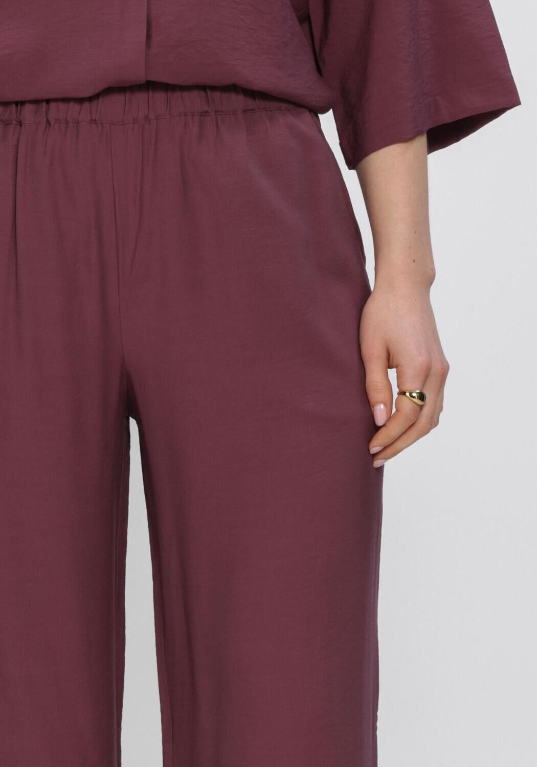 Bordeaux MODSTR&Ouml;M Broeken/jumpsuits NICKIMD PANTS - large