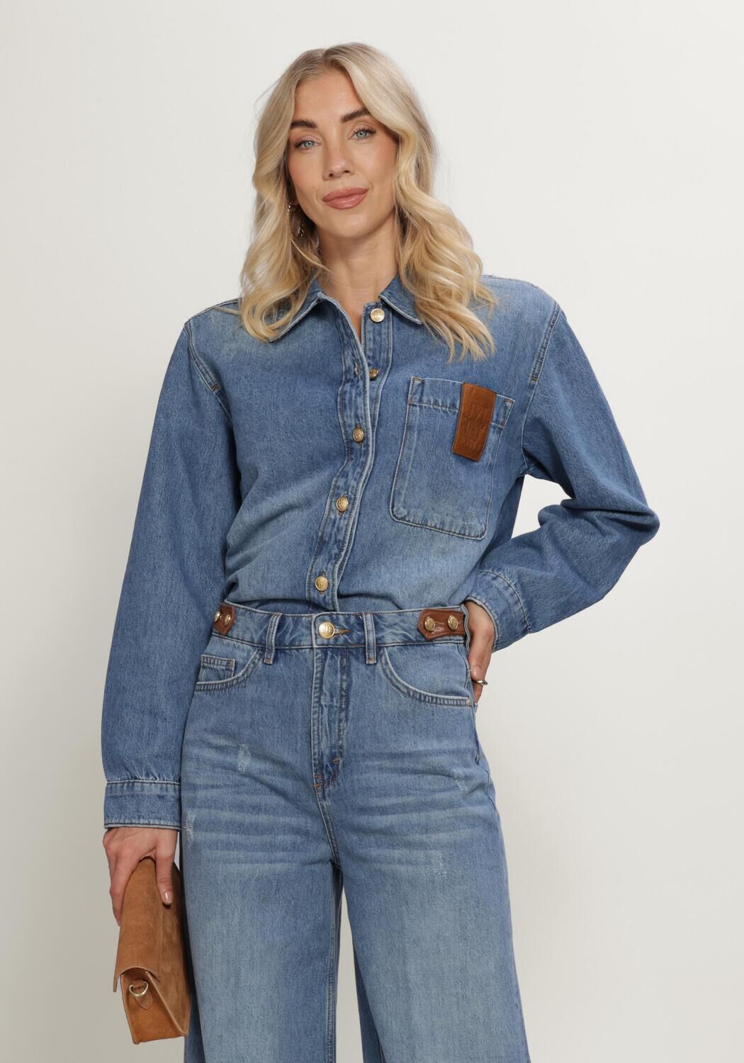 JOSH V DESSIE BLOUSE Blouses en bleu