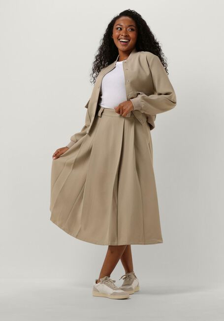 Beige MY ESSENTIAL WARDROBE Midirok MAGANMW SKIRT Beige MY ESSENTIAL WARDROBE Midirok MAGANMW SKIRT - large