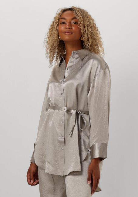 SELECTED FEMME SLFSELENE LS SHIRT Blouses en beige - large