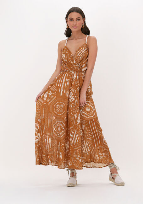 Gele LOUIZON Maxi jurk HELWE ROBE - large