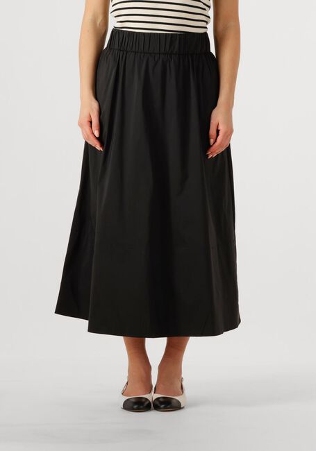 Zwarte NEO NOIR Midirok YARA POPLIN SKIRT - large