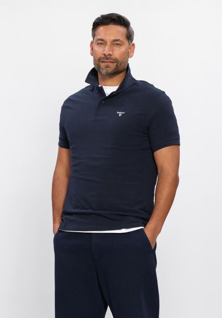 BARBOUR Polo LIGHTWEIGHT SPORTS POLO SHIRT Bleu fonc&eacute; - large