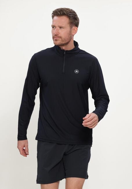 Donkerblauwe AIRFORCE Truien/vesten PARKER QUARTER ZIP SPORT SHIRT - large