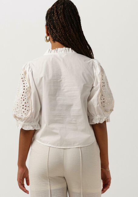 Witte OBJECT  OBJBRODERA S/S TOP - large