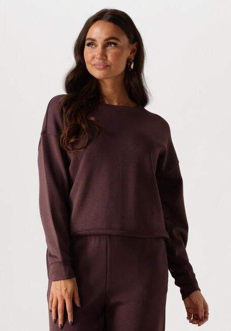 Paarse MSCH COPENHAGEN Sweater MSCHIMA Q SWEATSHIRT - large