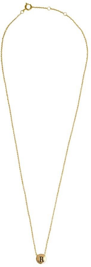 ALLTHELUCKINTHEWORLD Collier CHARACTER NECKLACE LETTER GOLD en or - large