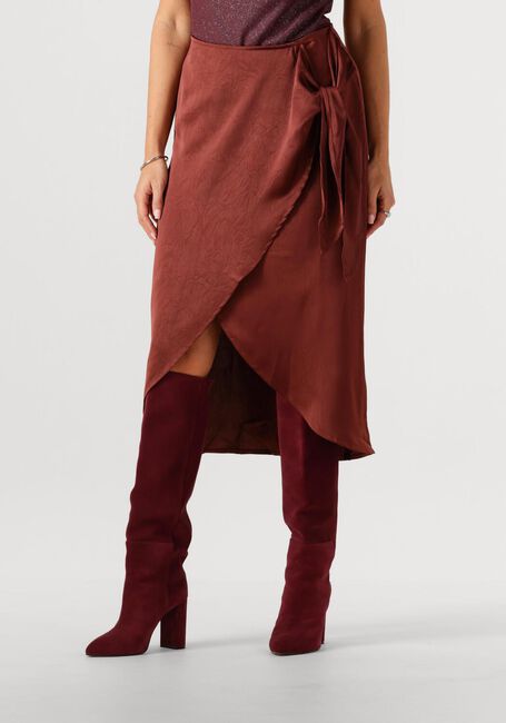 YDENCE Jupe midi SKIRT BARBARA en marron - large