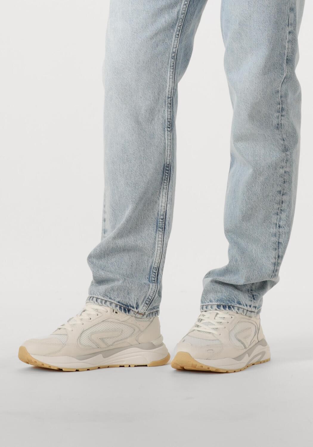 Witte HUB Sneakers SLAM-M - large