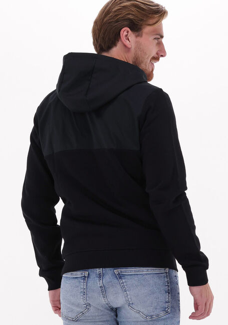 LYLE & SCOTT Jack SOFTSHELL JERSEY ZIP HOODIE en noir - large