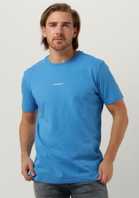 Blauwe PUREWHITE T-shirt PURE LOGO TEE - large