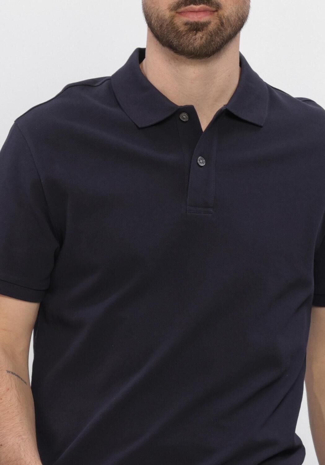 PROFUOMO Polo POLO SS BASIS PIQUE Bleu fonc&eacute; - large