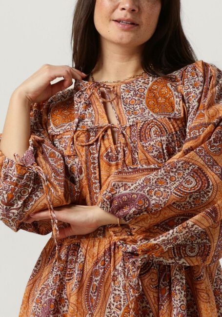ANTIK BATIK Mini robe TAJAR MINIDRESS en orange - large