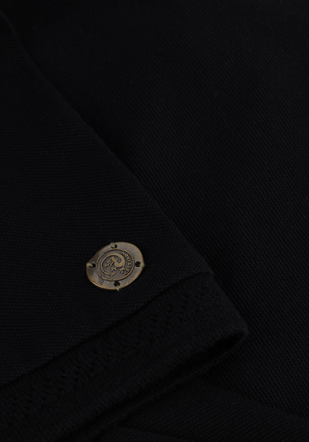 CAST IRON Polo SLIM FIT FINE PIQUE ESSENTIAL en noir - large