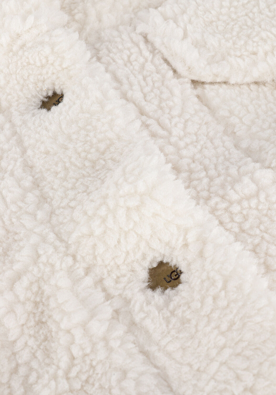 Gebroken wit UGG Teddy jas W FRANKIE SHERPA TRUCKER JACKET - large