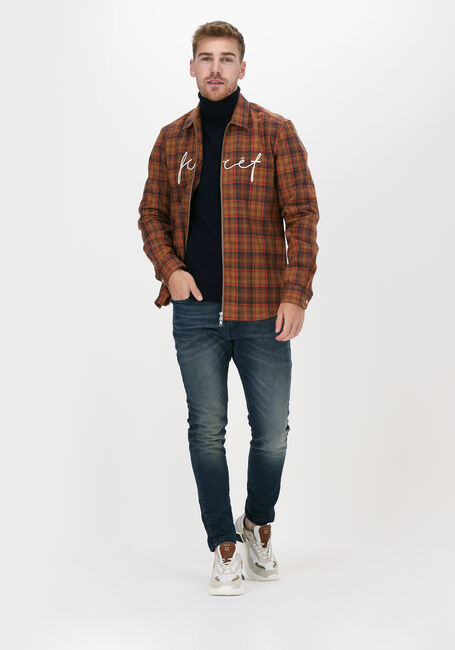 Donkerblauwe TOMMY HILFIGER Coltrui PIMA COTTON CASHMERE ROLL NECK - large