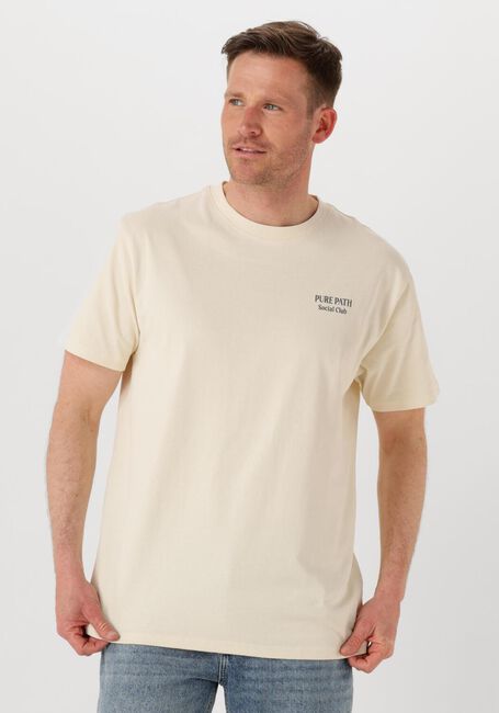 PURE PATH T-shirt REGULAR FIT CREWNECK SS T-SHIRTS Blanc - large