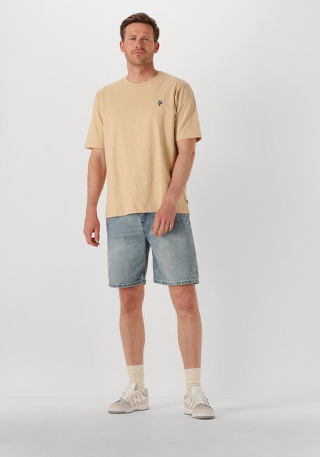 Blauwe PURE PATH Jeans THE OWEN REGULAR FIT DENIM SHORTS - large