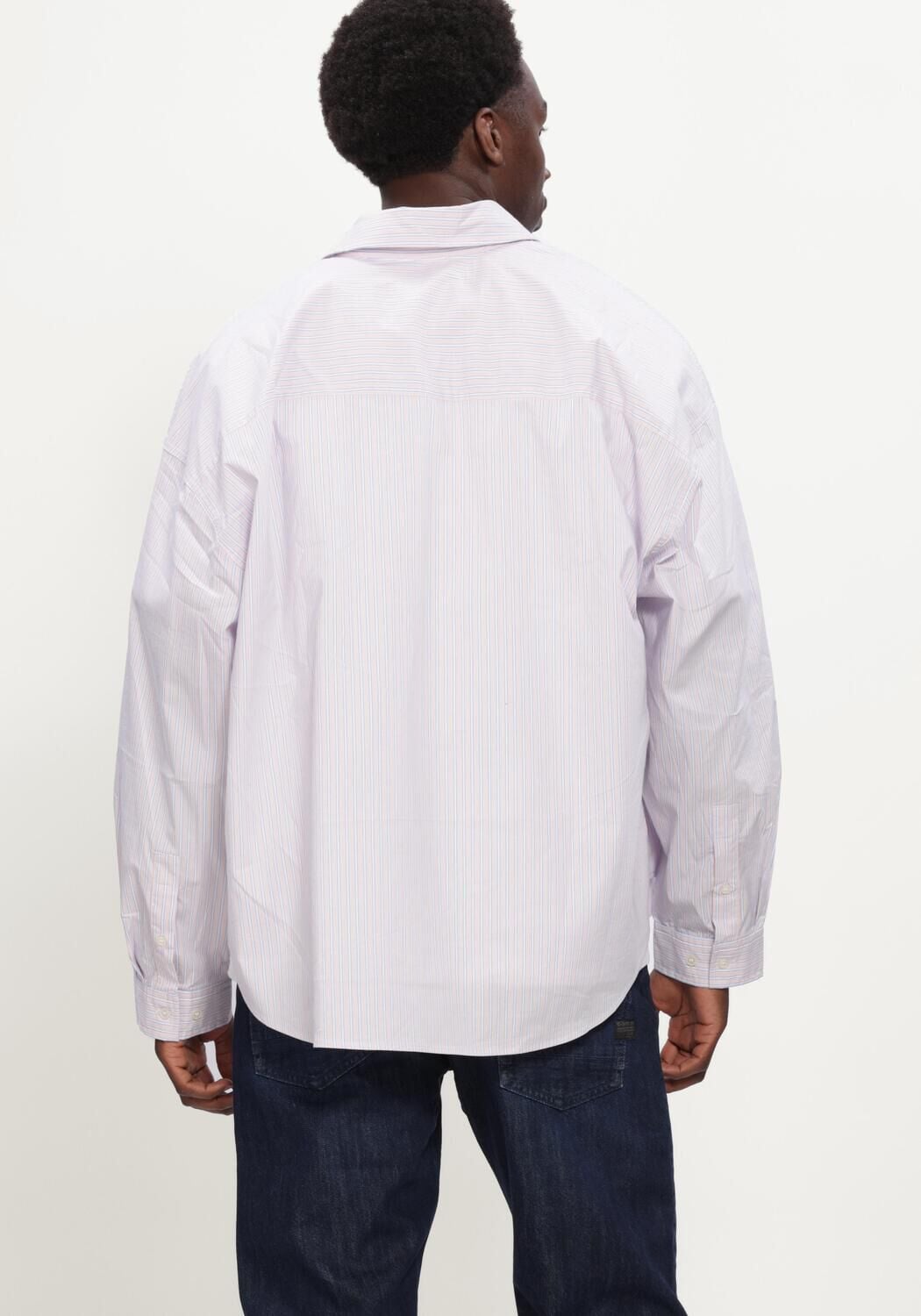 Paarse AMERICAN VINTAGE Overshirt SOABIRD - large