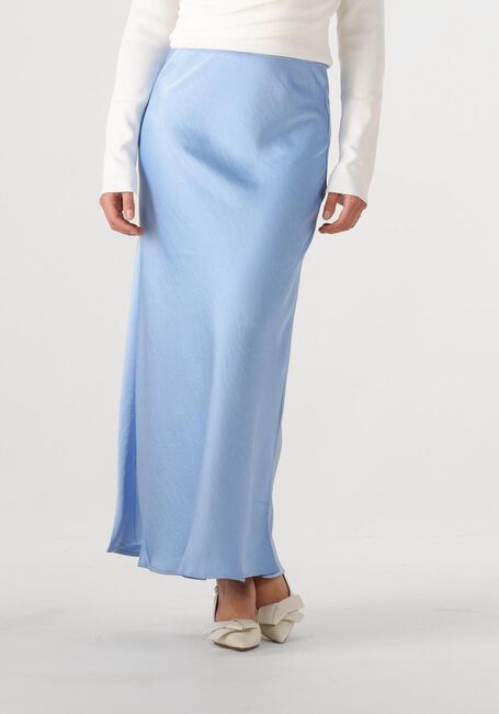 NEO NOIR Jupe maxi VICKY HEAVY SATEEN SKIRT Bleu clair - large