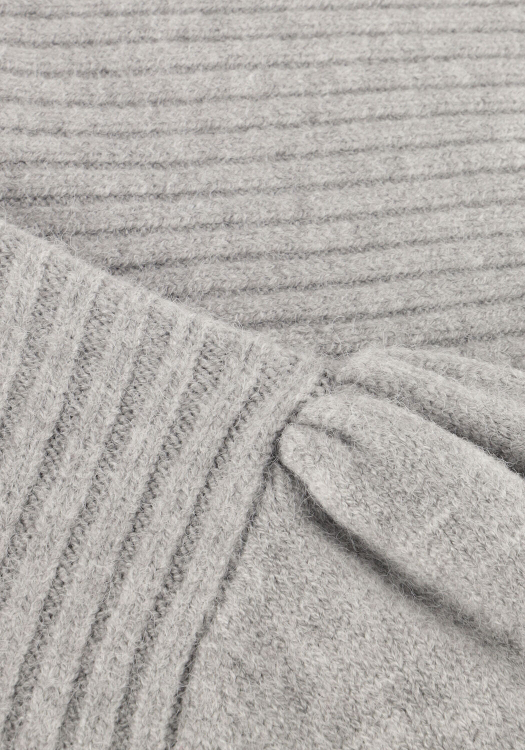 CO'COUTURE Pull ROW PUFF RIB KNIT en gris - large