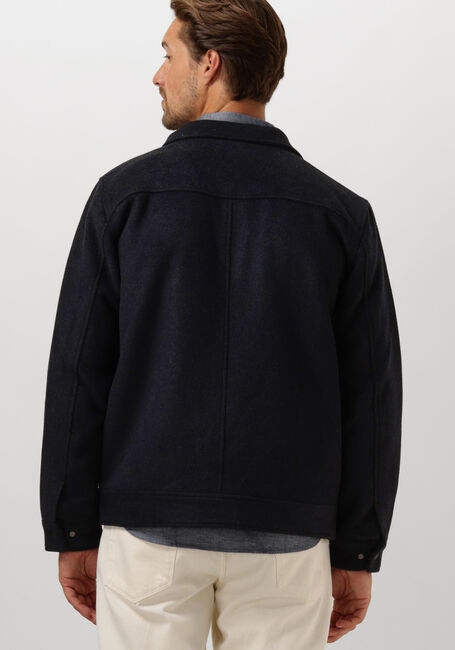 Donkerblauwe DSTREZZED Jack COLTON WOOL JACKET - large