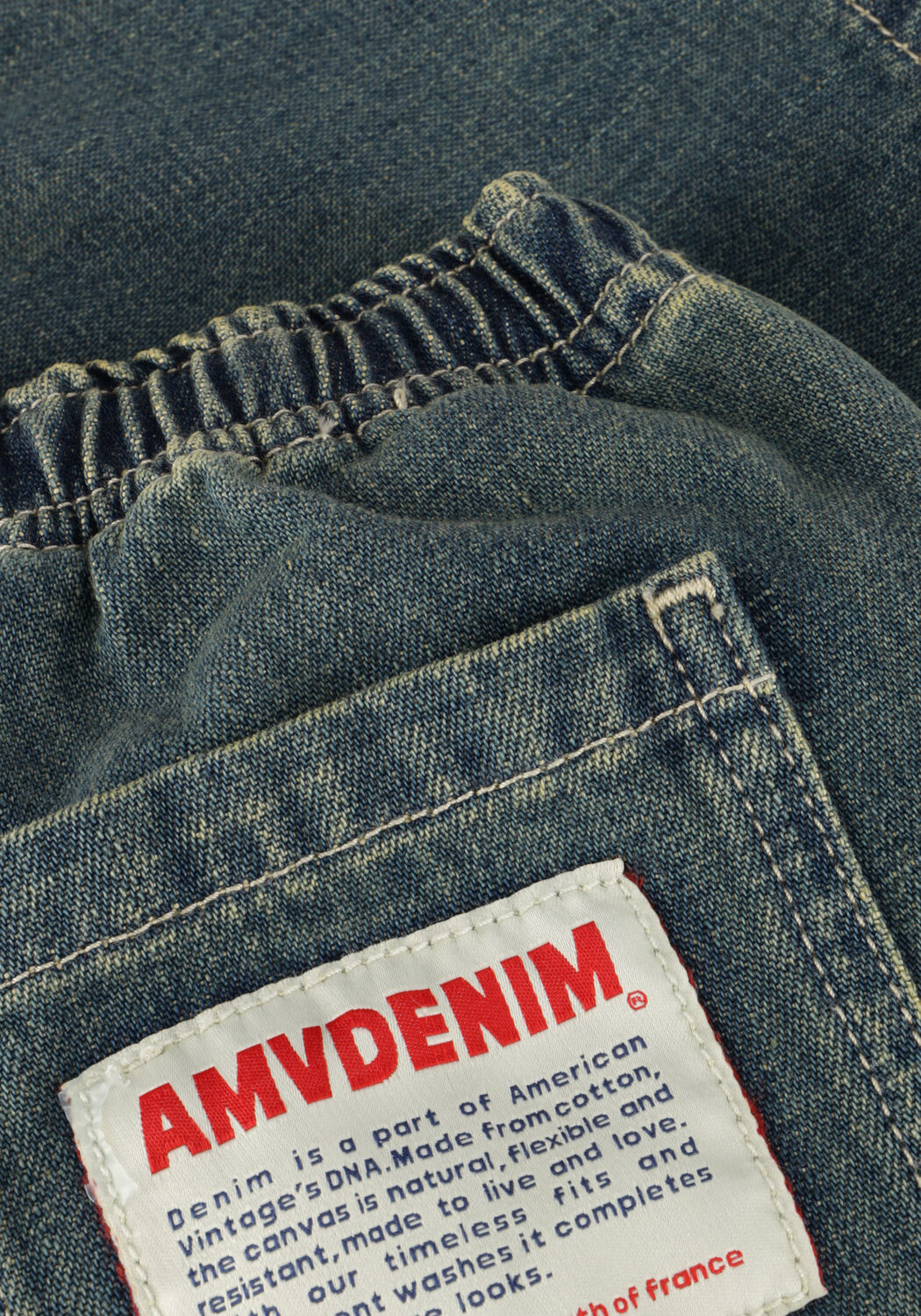 AMERICAN VINTAGE Pantalon courts OZYR Bleu fonc&eacute; - large