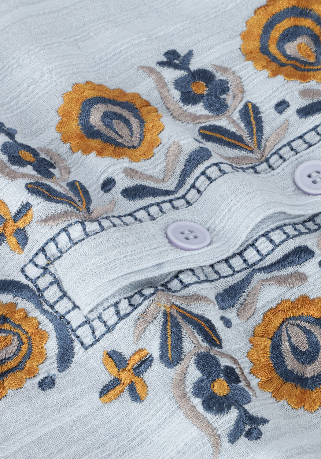 Blauwe ANTIK BATIK  IGOR BLOUSE - large