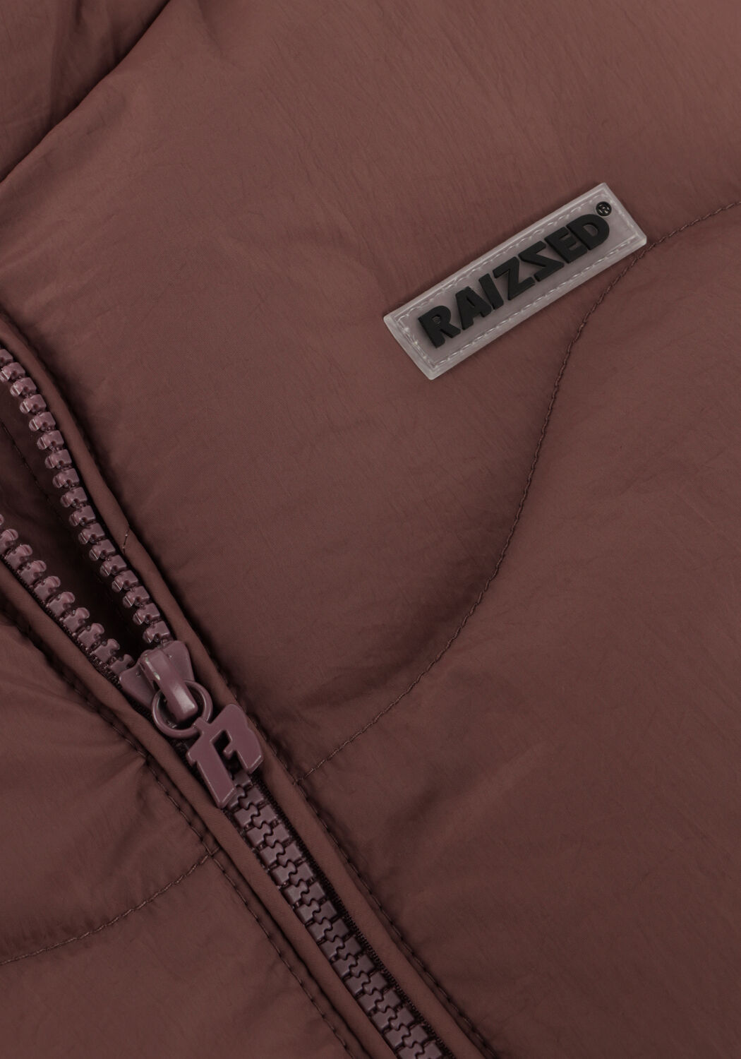 Paarse RAIZZED Gewatteerde jas TINA - large