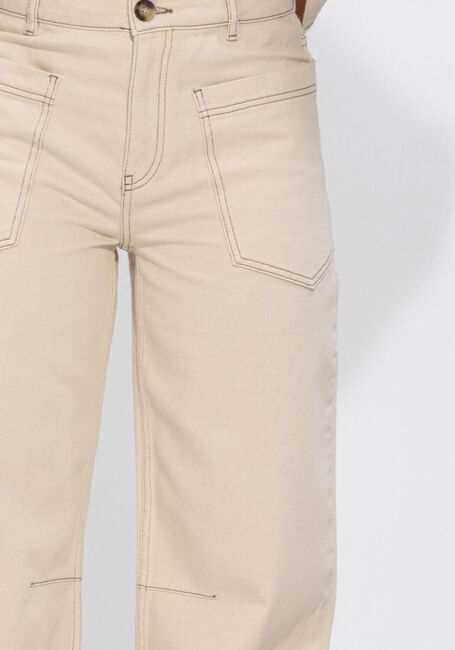 Gebroken wit ANOTHER LABEL Broeken/jumpsuits ALNAYOMI NATURAL DENIM PANTS - large