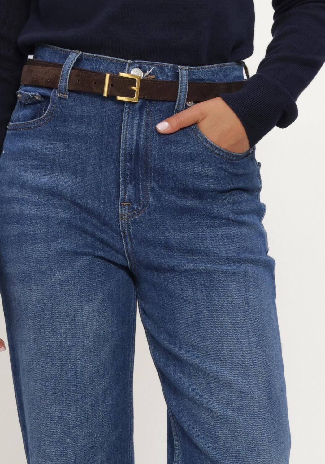 TOMMY JEANS LAYLA HR SLIM STR BI0152 CO Jeans Bleu fonc&eacute; - large
