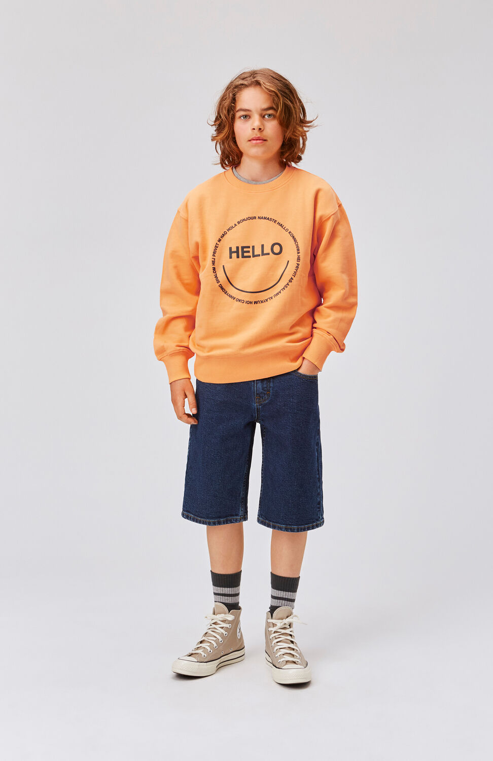 Oranje MOLO Trui MEMPHIS UNISEX - large