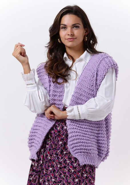 NOTRE-V Gilet KNIT GILET Lilas - large