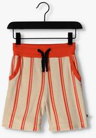 CARLIJNQ Pantalon courte STRIPES FLAME - BERMUDA en orange - medium