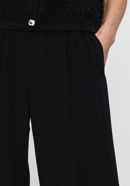 Zwarte BY-BAR Wijde broek BENJI VISCOSE PANTS - large