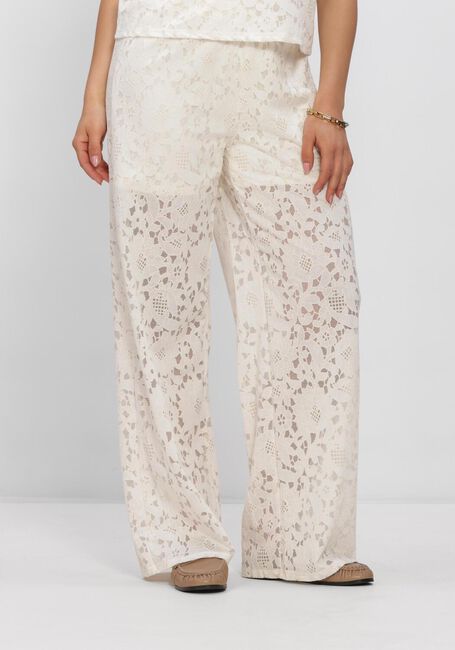 OBJECT Pantalon large OBJBIANCA MW WIDE PANT en blanc - large