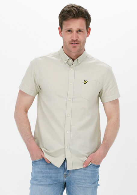 Olijf LYLE & SCOTT Casual overhemd SS OXFORD SHIRT - large